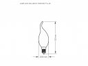 Ver imagem 3 de Lâmpada Led Taschibra Tvl 25 Vela Chama Bico Torcido 3w E14 Bivolt 2700 K - Branco Quente