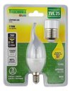 Ver imagem 2 de Lâmpada Led Taschibra Tvl 25 Vela Chama Bico Torcido 3w E14 Bivolt 2700 K - Branco Quente