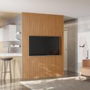 Ver imagem 2 de Painel Decorativo Ripado para Parede Mahalo 180x250 MDP Nature G77 - Gran Belo