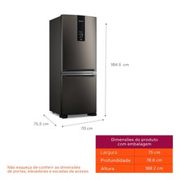Geladeira Bre57fe Frost Free Inverse 447 Litros Brastemp - 15