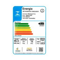 Geladeira Bre57fe Frost Free Inverse 447 Litros Brastemp - 17