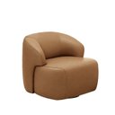 Ver imagem 6 de Poltrona Decorativa Giratória em Couro Livintus Leather