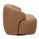Ver imagem 5 de Poltrona Decorativa Giratória em Couro Livintus Leather