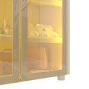 Ver imagem 7 de Sapateira com 2 Portas Reflecta com Pés e LED 100% MDF Magnífica Bege/Off White