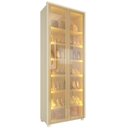 Ver imagem 3 de Sapateira com 2 Portas Reflecta com Pés e LED 100% MDF Magnífica Bege/Off White