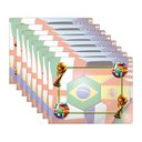 Ver imagem 2 de Kit Jogo Americano Copa Bandeiras - 8 Peças