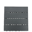 Ver imagem 4 de Kit 12 Peças Deck Modular Plástico 30x30 Quintal Piscina Box Cinza Frisado