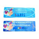 Ver imagem 1 de Kit 2 Placas de Sinalização em Mdf Atendimento Prioritário para Autistas