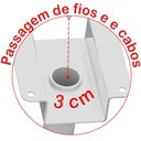 Ver imagem 6 de Suporte Teto Tv 10"-65" Vesa 600x400 Giro 360° Novo - Branco