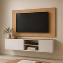 Ver imagem 1 de Painel com Rack para TV até 55" TV -  Moscou Suspenso 136cm