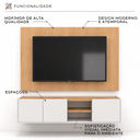Ver imagem 4 de Painel com Rack para TV até 55" TV -  Moscou Suspenso 136cm