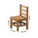 Ver imagem 4 de Mesa Infantil para Desenhar com 4 Cadeiras Nogueira Safion Shop Jm