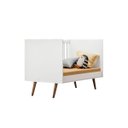 Ver imagem 4 de Berço Mini Cama Q Encanto Retrô Dois em Um em Mdf Qmovi: Branco