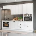 Ver imagem 2 de Cozinha Modulada 7 Pecas 272 Cm Ce790 Americana Branco Calcare Henn