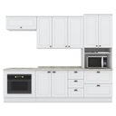 Ver imagem 1 de Cozinha Modulada 7 Pecas 272 Cm Ce790 Americana Branco Calcare Henn