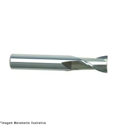 Fresa Topo Extra Curta 2 Cortes Hss 8mm Din 1835 a Dormer - 3