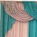 Ver imagem 2 de Cortina Afro 3 Metros Sala Quarto para Varão - Salmão
