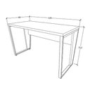 Ver imagem 7 de Escrivaninha 1,20m X 0,60m Gaveteiro Suspenso 2 Gavetas F5 Cor:nogal com Preto