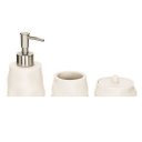 Ver imagem 3 de Kit Lavabo Ondas Off White Luxo 3 Peças