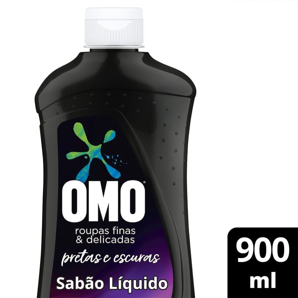 Ver imagem 3 de Kit 2 Sabão Líquido Omo Roupas Finas e Delicadas Roupas Pretas e Escuras 900ml