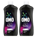 Ver imagem 1 de Kit 2 Sabão Líquido Omo Roupas Finas e Delicadas Roupas Pretas e Escuras 900ml