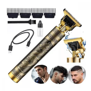 Máquina de Cortar Cabelo para Barba Masculina Designer Aleatório Elétrico Profissional