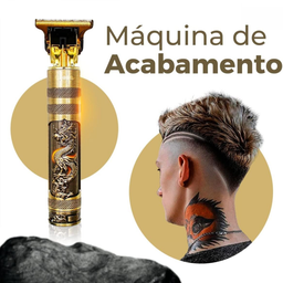 Máquina de Cortar Cabelo para Barba Masculina Designer Aleatório Elétrico Profissional - 2