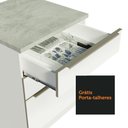 Ver imagem 5 de Balcão 40 Cm 3 Gavetas (sem Tampo) Branco/Branco Veludo