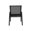 Ver imagem 4 de Jogo de Mesa Ripada Aluminio 4 Cadeiras Tela Sling Piscina Preto