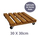 Ver imagem 4 de Suporte Base para Vaso e Botijão Gás 30x30cm com Rodinhas