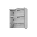 Ver imagem 3 de Armário Aéreo 80 cm 2 Portas e 1 Nicho Divina Marrom/Cinamomo
