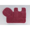 Ver imagem 3 de Tapete de Banheiro Houston 3 Peças Niazitex Cor Cinza