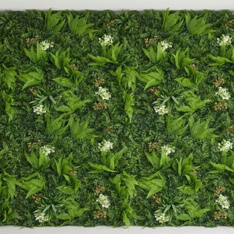 3,0m² Placas Jardim Vertical Artificial 3d Uv Alta Qualidade Folhagem Densa Premium