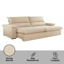 Ver imagem 4 de Sofá Filadélfia Linho 02 Módulos 80cm B25cm Meu Sofá Online A294 Linho Creme