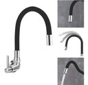 Ver imagem 4 de Torneira Flexível Parede Cozinha Gourmet Preta Black Fc01