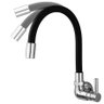 Torneira Flexível Parede Cozinha Gourmet Preta Black Fc01 - 5