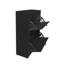 Ver imagem 4 de Sapateira Mercurio Ii 2gav P/12 Pares Mdp 12mm com Puxadores Preta