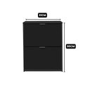 Ver imagem 5 de Sapateira Mercurio Ii 2gav P/12 Pares Mdp 12mm com Puxadores Preta