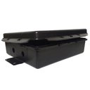 Ver imagem 1 de Caixa Hermetica Multitoc Preta Vedada 20x25x8 Completa