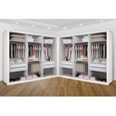 Ver imagem 6 de Closet Casal Premium sem Portas 8 Gavetas Paris Duo -Mt- Rei de Casa Branco