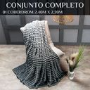 Ver imagem 4 de Cobertor Grosso Coberdrom Honey Casal Queen Fofinha e Quentinha Fluffly:cinza