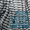 Ver imagem 3 de Cobertor Grosso Coberdrom Honey Casal Queen Fofinha e Quentinha Fluffly:cinza