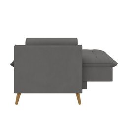 Poltrona Decorativa York C/ Puff em Veludojust Time - 4