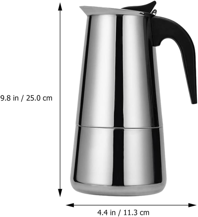 Cafeteira Italiana Luxo de Café em Inox - 8