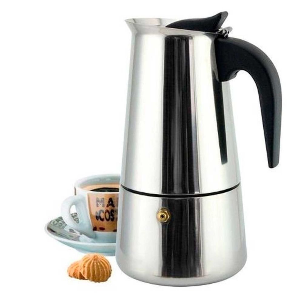 Cafeteira Italiana Luxo de Café em Inox - 2