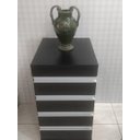 Ver imagem 3 de Gaveteiro Michelangelo Preto Fosco com 5 Gavetas em 100%mdf 15mm Rino Móveis Gaveteiro Preto Fosco