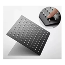 Ver imagem 2 de Ducha De Teto Chuveiro Preto Quadrado 20x20cm De Metal