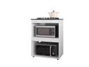 Ver imagem 2 de Gabinete Cooktop Adriana Branco C/tampo Fogão 4 ou 5 Bocas - Ajl Móveis