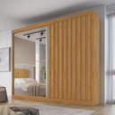Ver imagem 1 de Guarda Roupa Casal 100% Mdf 2 Portas de Correr 4 Gavetas - Atlanta - Made Marcs