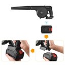 Ver mais imagens de Soprador Aspirador Potente sem Fio Bateria Recarregavel Folhas Detritos Sujeira Jardim Quintal Limpe